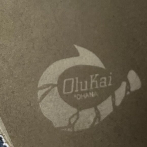 Olukai Men's Ohana Black Lace --Up Folding Heels Summer Beach Canvas Shoes Sz 9 - Picture 12 of 12